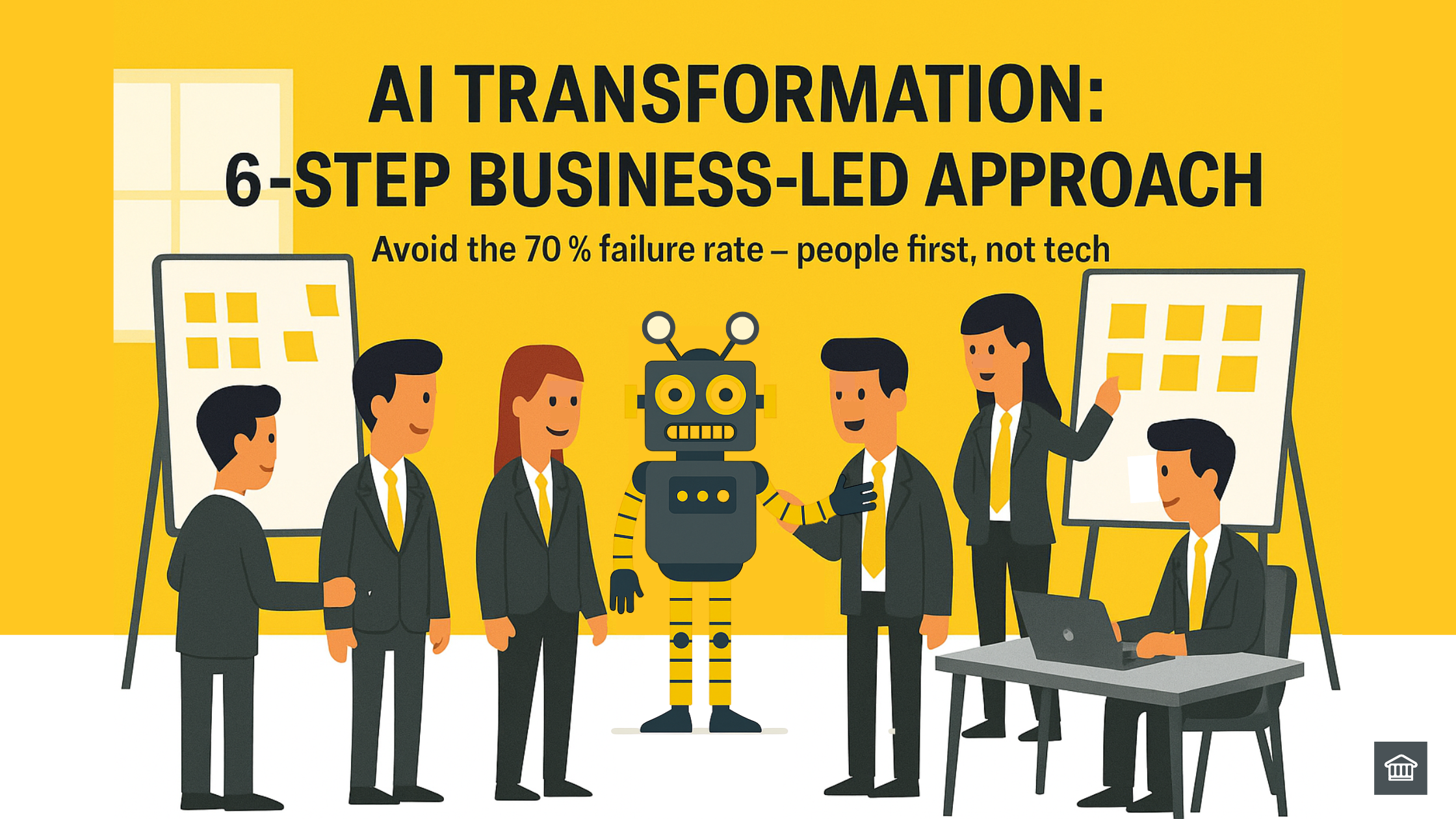 AI Transformation Guide: 6-Step HOBA Method to Avoid 70% Failure Rate